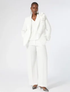 Marina Rinaldi Pantaloni E Gonne | Collezione Elegante*Pantaloni in cady triacetato BIANCO