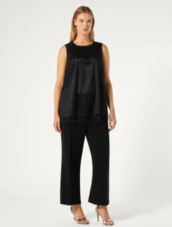 Marina Rinaldi Pantaloni E Gonne | Pantaloni & Jeans*Pantaloni in cady triacetato NERO
