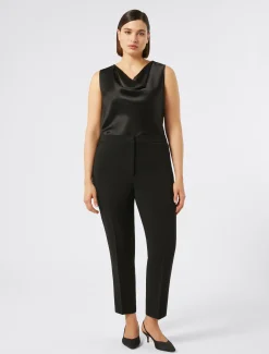 Marina Rinaldi Pantaloni E Gonne | Pantaloni & Jeans*Pantaloni in cady triacetato NERO