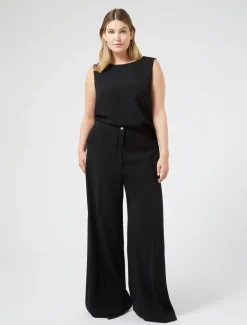 Marina Rinaldi Pantaloni & Jeans | Pantaloni & Jeans*Pantaloni in cady triacetato NERO