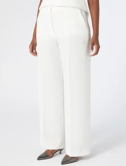 Marina Rinaldi Pantaloni E Gonne | Collezione Elegante*Pantaloni in cady triacetato BIANCO