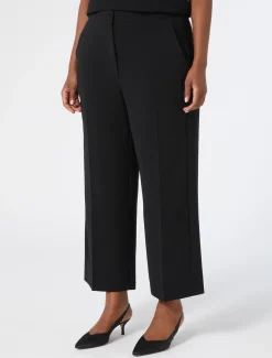 Marina Rinaldi Pantaloni & Jeans | Pantaloni E Gonne*Pantaloni in cady triacetato NERO