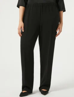 Marina Rinaldi Pantaloni & Jeans | Pantaloni & Jeans*Pantaloni in cady triacetato NERO