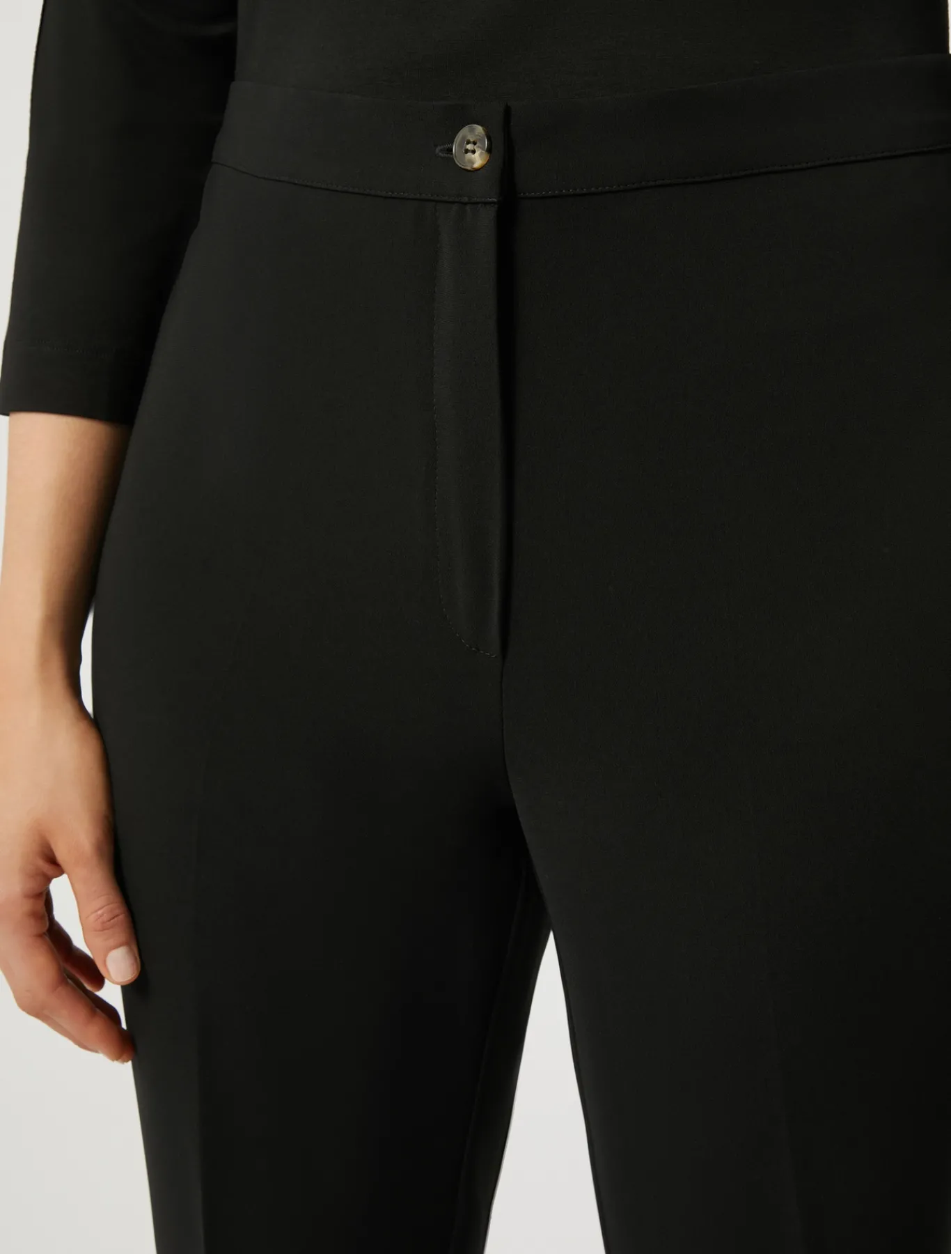 Marina Rinaldi Pantaloni & Jeans | Pantaloni & Jeans*Pantaloni in cady triacetato NERO