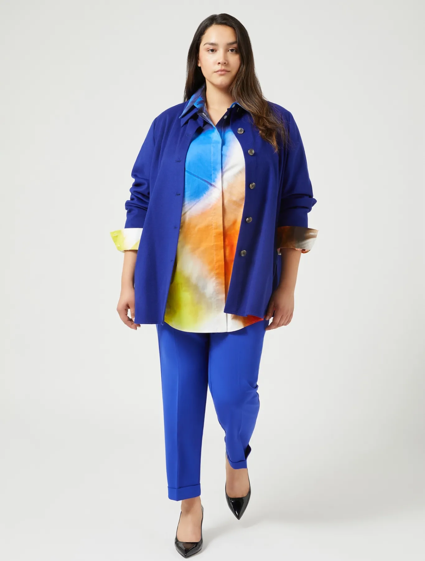 Marina Rinaldi Pantaloni & Jeans | Pantaloni & Jeans*Pantaloni in cady triacetato BLUVIOLA