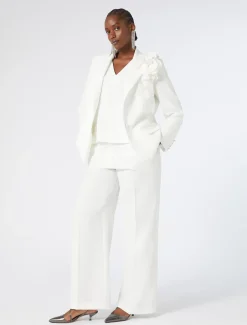 Marina Rinaldi Pantaloni E Gonne | Collezione Elegante*Pantaloni in cady triacetato BIANCO