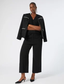Marina Rinaldi Pantaloni & Jeans | Pantaloni E Gonne*Pantaloni in cady triacetato NERO