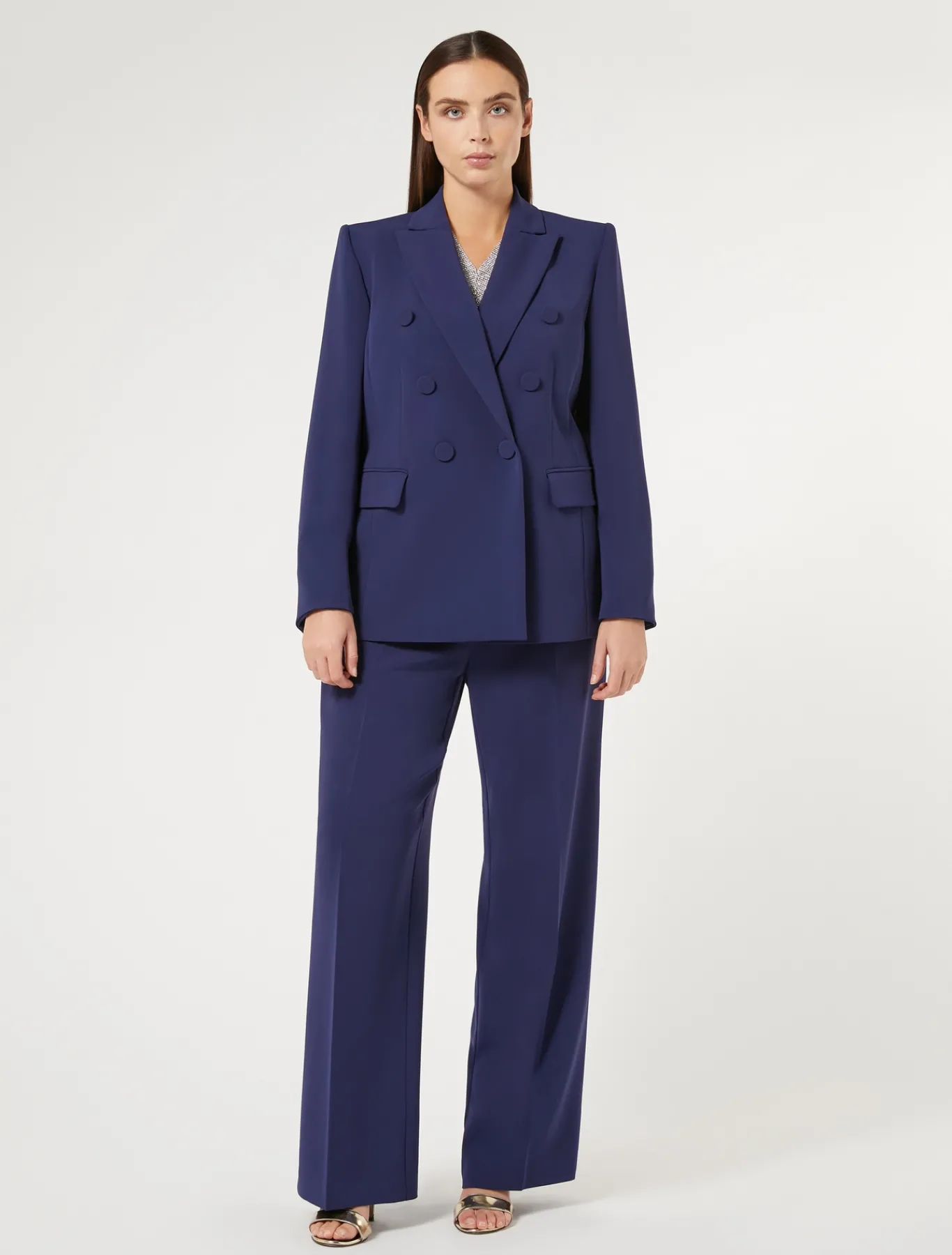 Marina Rinaldi Pantaloni E Gonne | Collezione Elegante*Pantaloni in cady triacetato INCHIOSTRO