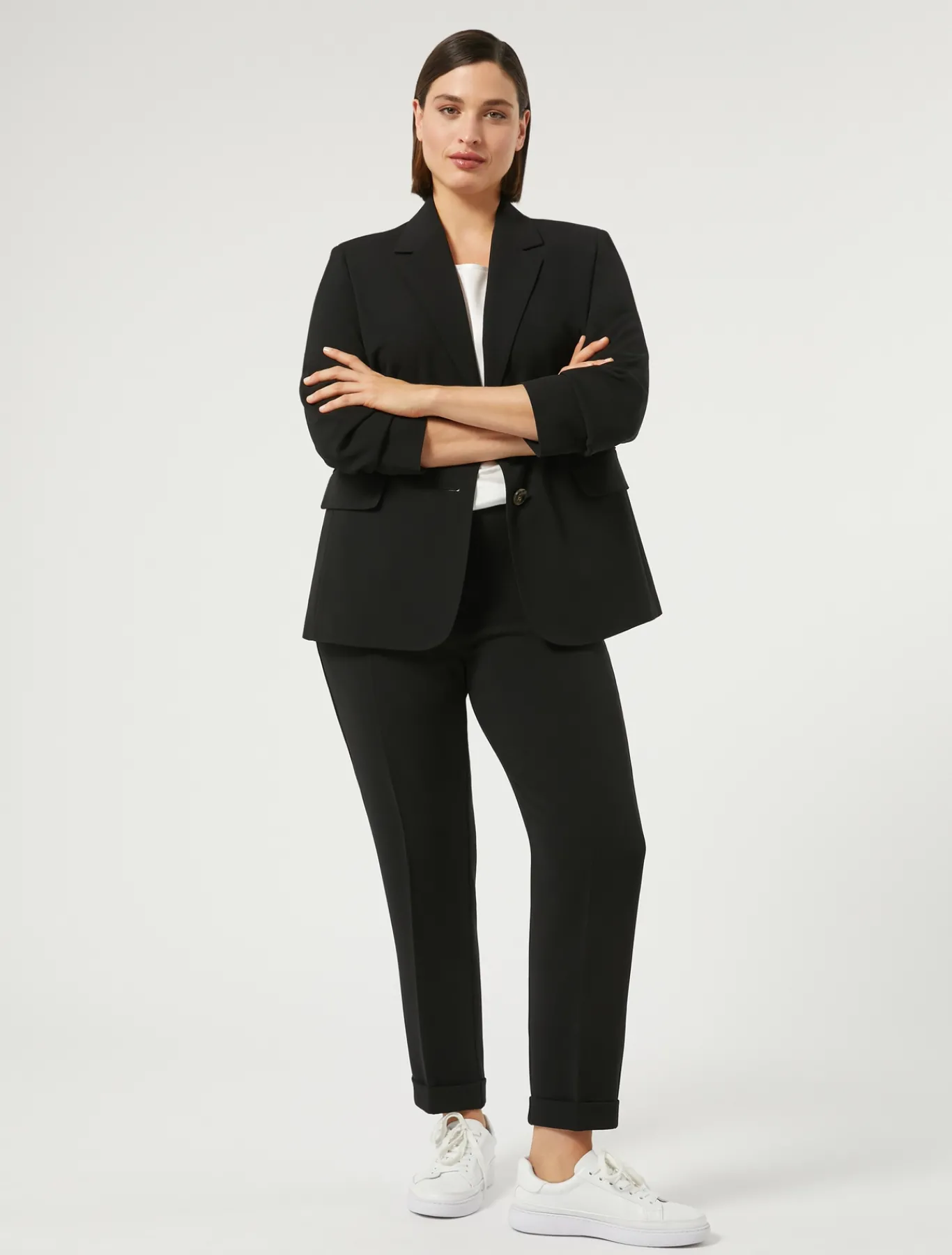 Marina Rinaldi Pantaloni & Jeans | Pantaloni & Jeans*Pantaloni in cady triacetato NERO