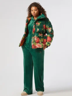Marina Rinaldi Pantaloni & Jeans | Pantaloni & Jeans*Pantaloni in ciniglia VERDEBOSCO