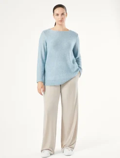 Marina Rinaldi Pantaloni & Jeans | Pantaloni & Jeans*Pantaloni in ciniglia stretch GRIGIOCHIARO