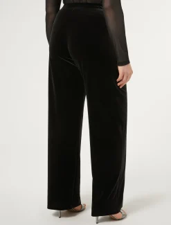 Marina Rinaldi Pantaloni & Jeans | Pantaloni & Jeans*Pantaloni in ciniglia stretch NERO