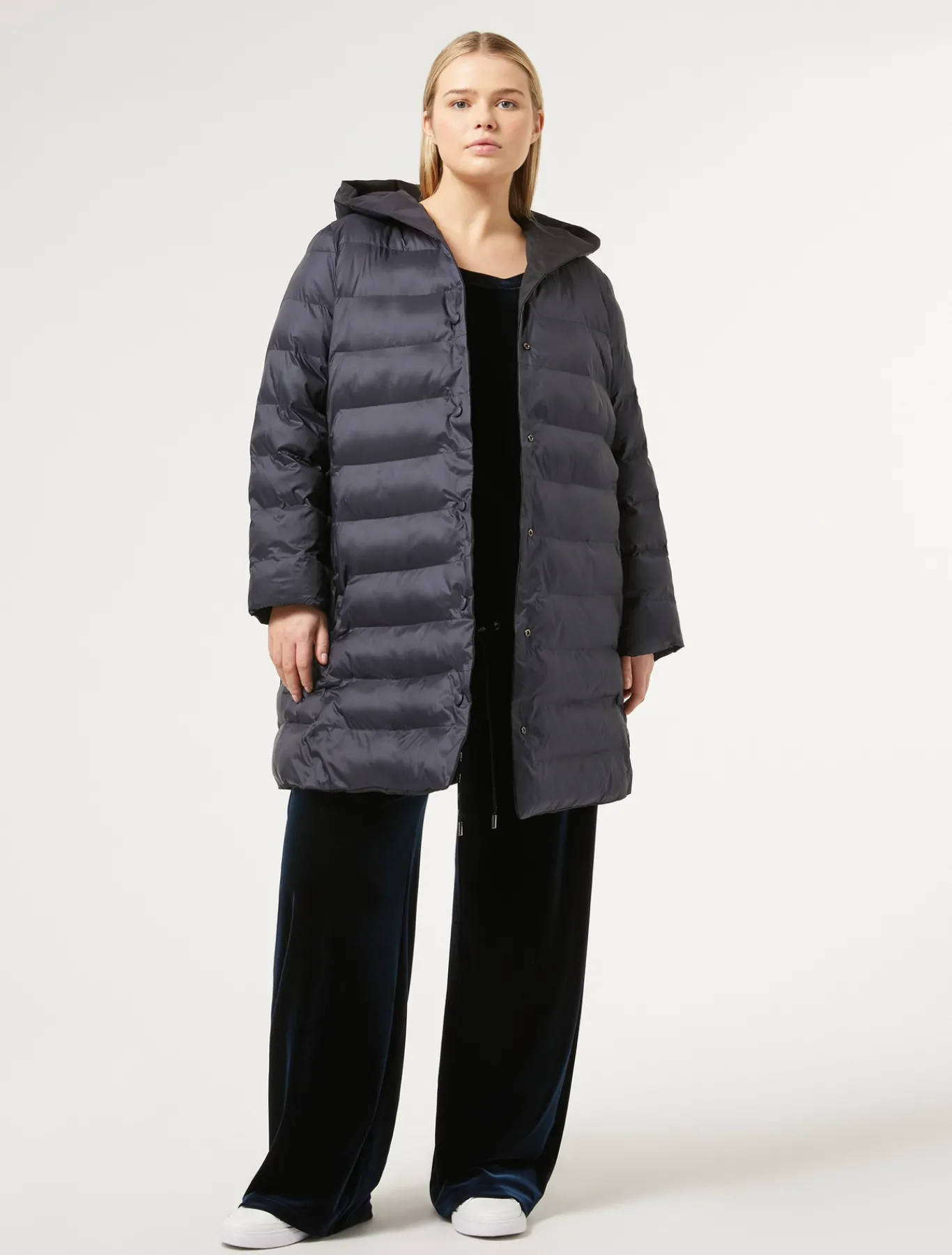 Marina Rinaldi Pantaloni & Jeans | Pantaloni & Jeans*Pantaloni in ciniglia stretch BLUNOTTE