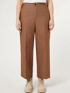 Marina Rinaldi Pantaloni & Jeans | Pantaloni & Jeans*Pantaloni in cotone effetto denim BRONZO