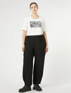 Marina Rinaldi Pantaloni & Jeans | Pantaloni & Jeans*Pantaloni in crêpe di envers satin NERO
