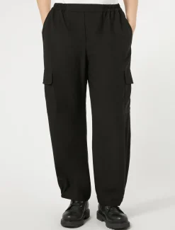 Marina Rinaldi Pantaloni & Jeans | Pantaloni & Jeans*Pantaloni in crêpe di envers satin NERO