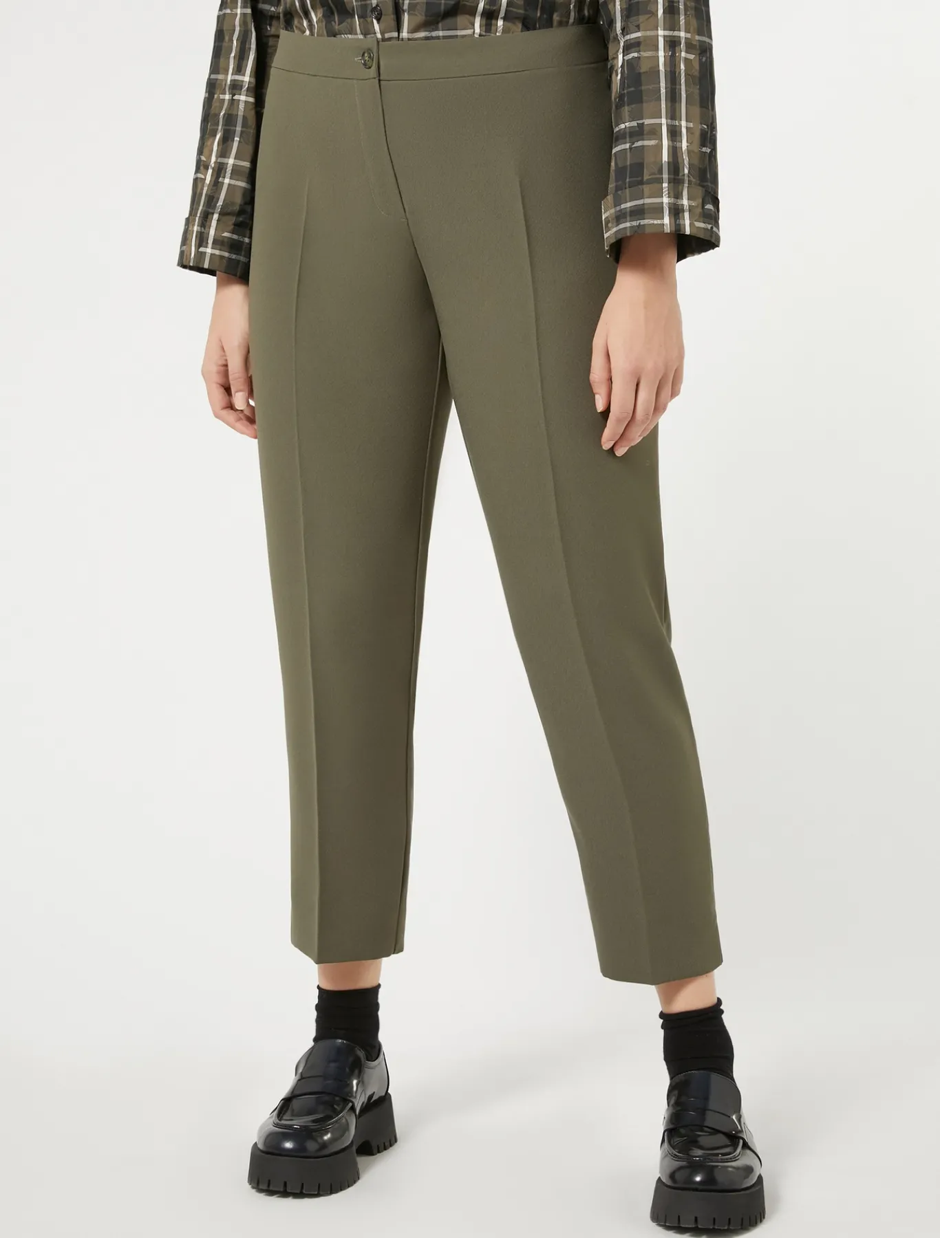 Marina Rinaldi Pantaloni & Jeans | Pantaloni & Jeans*Pantaloni in crêpe di envers satin VERDEKAKI