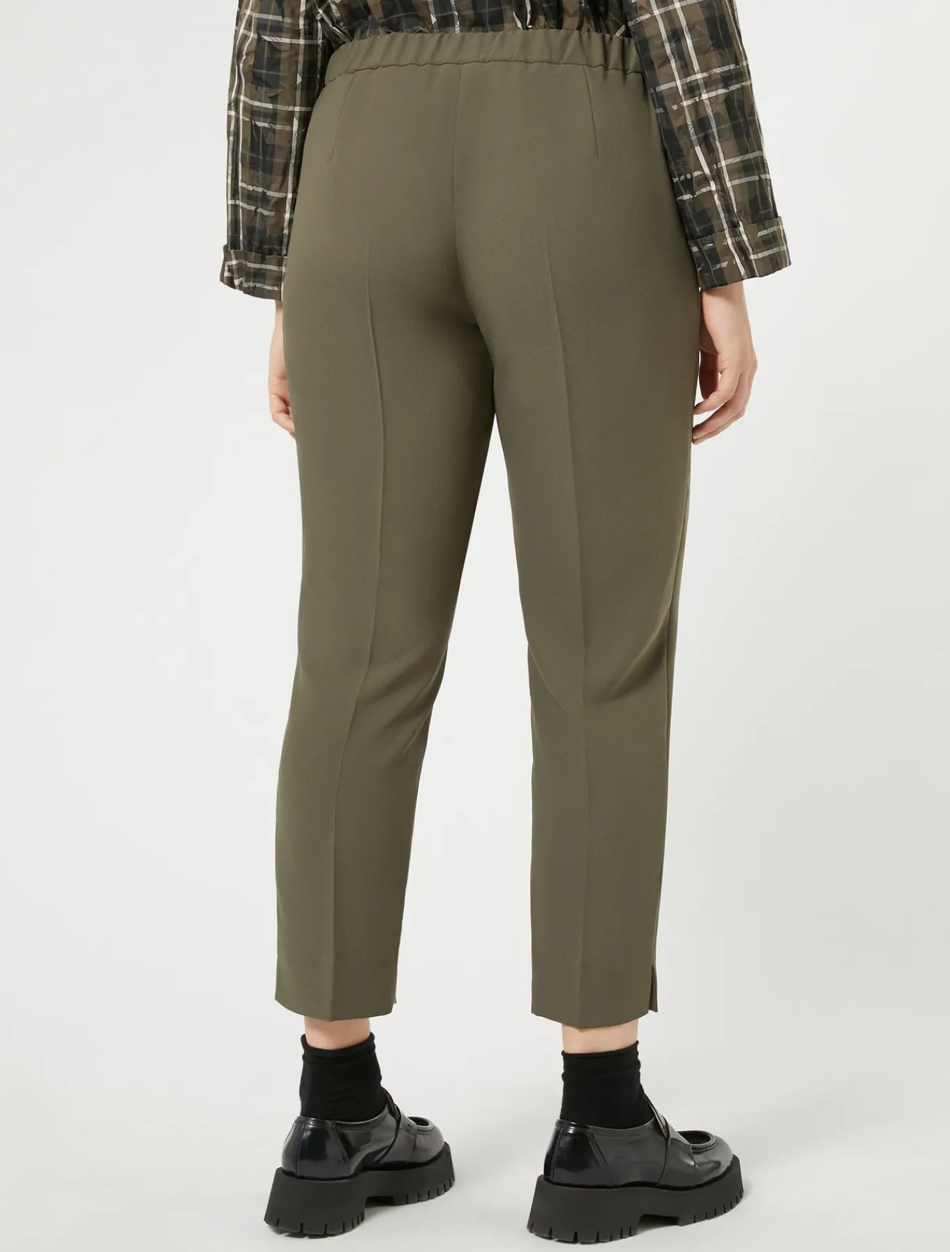 Marina Rinaldi Pantaloni & Jeans | Pantaloni & Jeans*Pantaloni in crêpe di envers satin VERDEKAKI