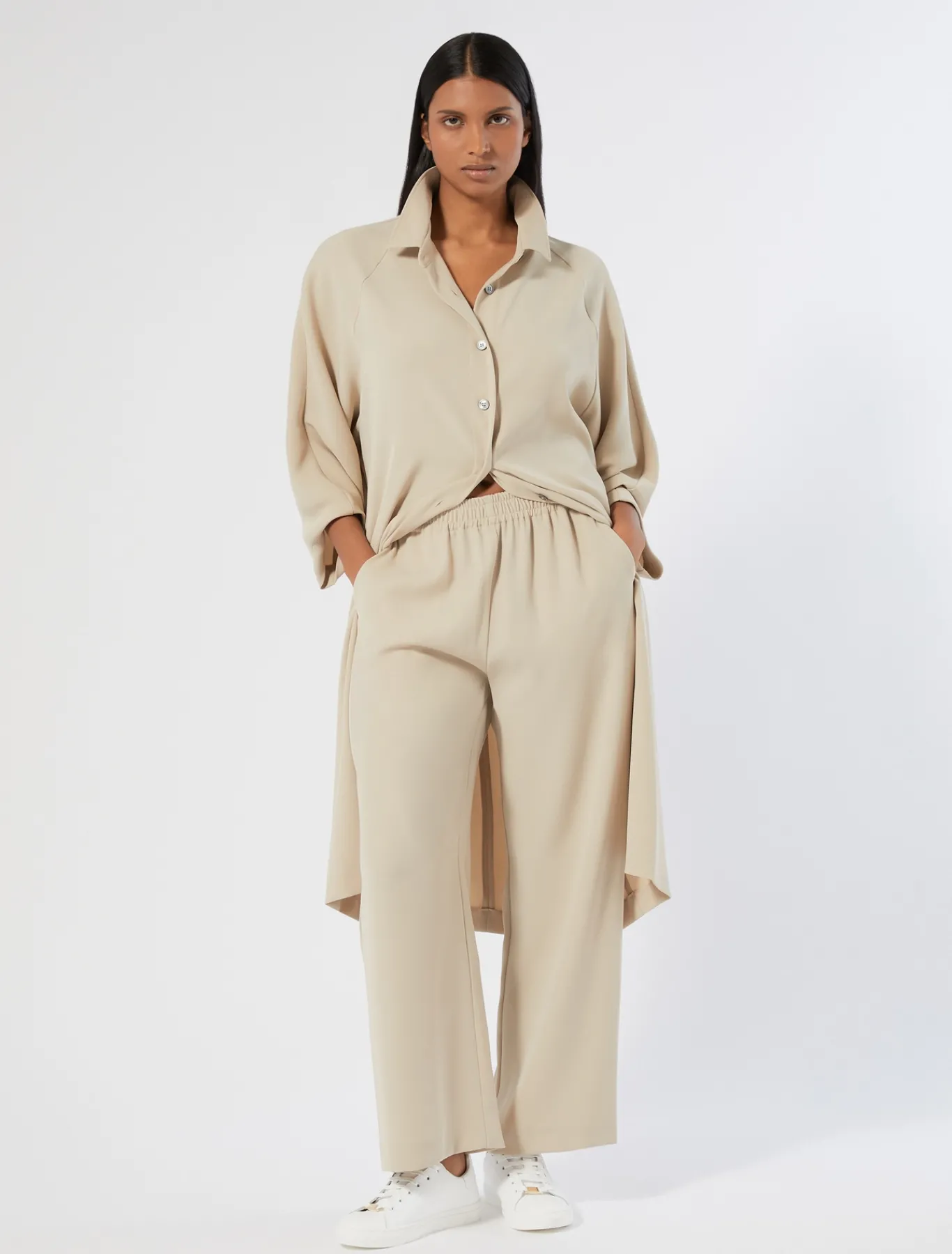 Marina Rinaldi Pantaloni & Jeans | Pantaloni & Jeans*Pantaloni in crêpe envers satin BEIGE