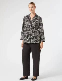 Marina Rinaldi Pantaloni & Jeans | Pantaloni & Jeans*Pantaloni in crêpe envers satin NERO