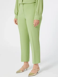 Marina Rinaldi Pantaloni E Gonne | Pantaloni & Jeans*Pantaloni in crêpe envers satin VERDEOLIVA
