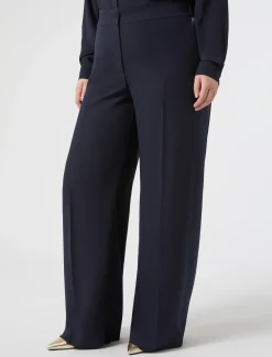 Marina Rinaldi Pantaloni E Gonne | Selezione Elegante*Pantaloni in crêpe envers satin BLUNOTTE