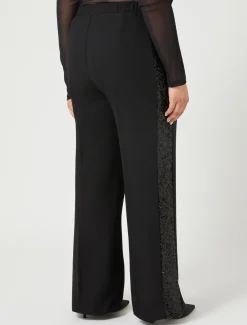 Marina Rinaldi Pantaloni & Jeans | Pantaloni & Jeans*Pantaloni in crêpe envers satin NERO