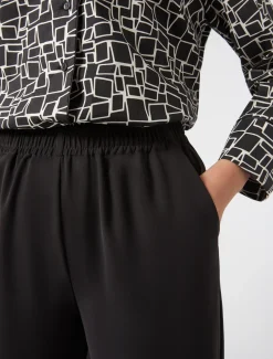 Marina Rinaldi Pantaloni & Jeans | Pantaloni & Jeans*Pantaloni in crêpe envers satin NERO