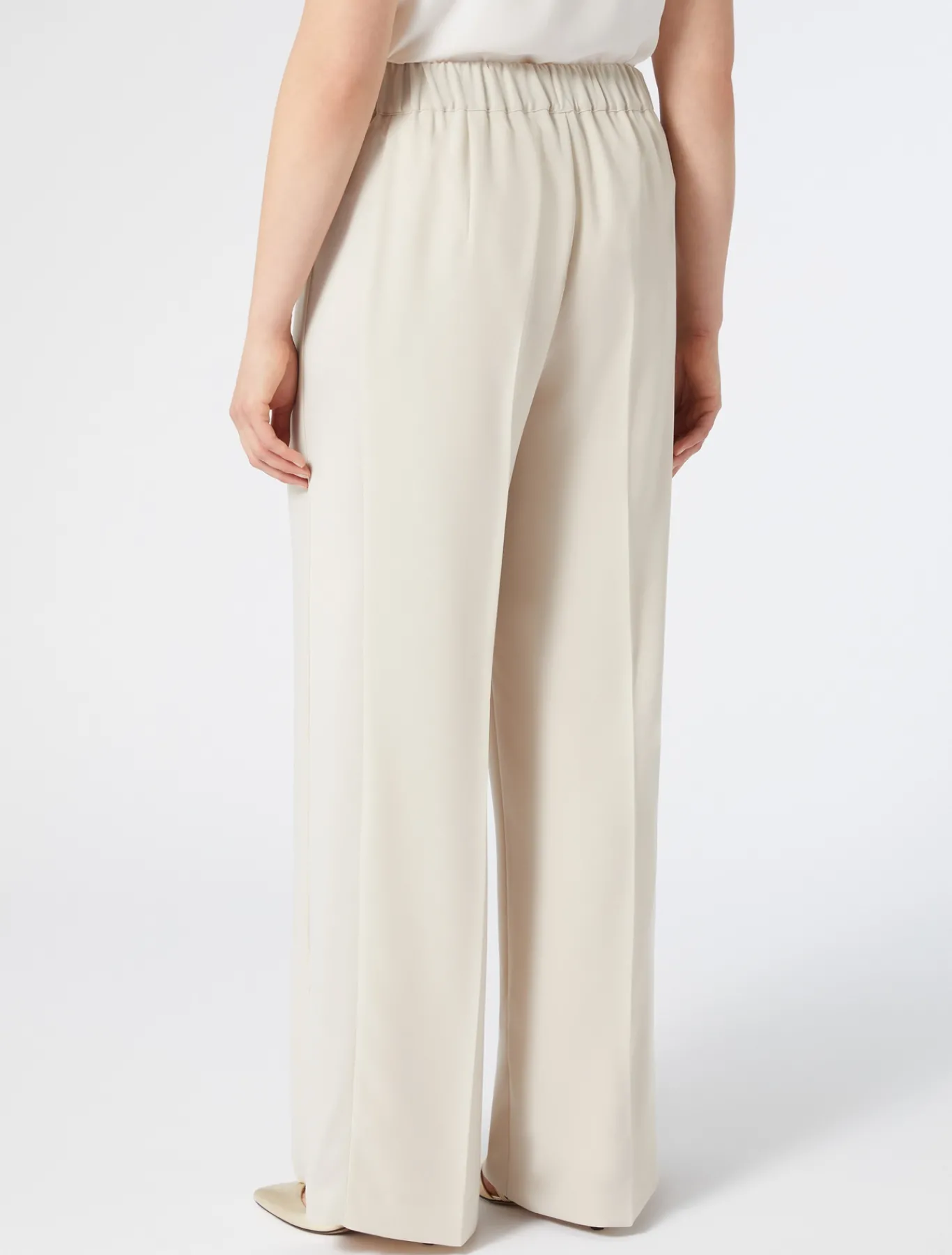 Marina Rinaldi Pantaloni E Gonne | Selezione Elegante*Pantaloni in crêpe envers satin BEIGE