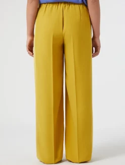 Marina Rinaldi Pantaloni E Gonne | Pantaloni & Jeans*Pantaloni in crêpe envers satin ORO