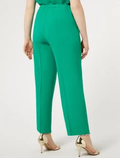 Marina Rinaldi Pantaloni E Gonne | Collezione Elegante*Pantaloni in crêpe envers satin VERDEBANDIERA