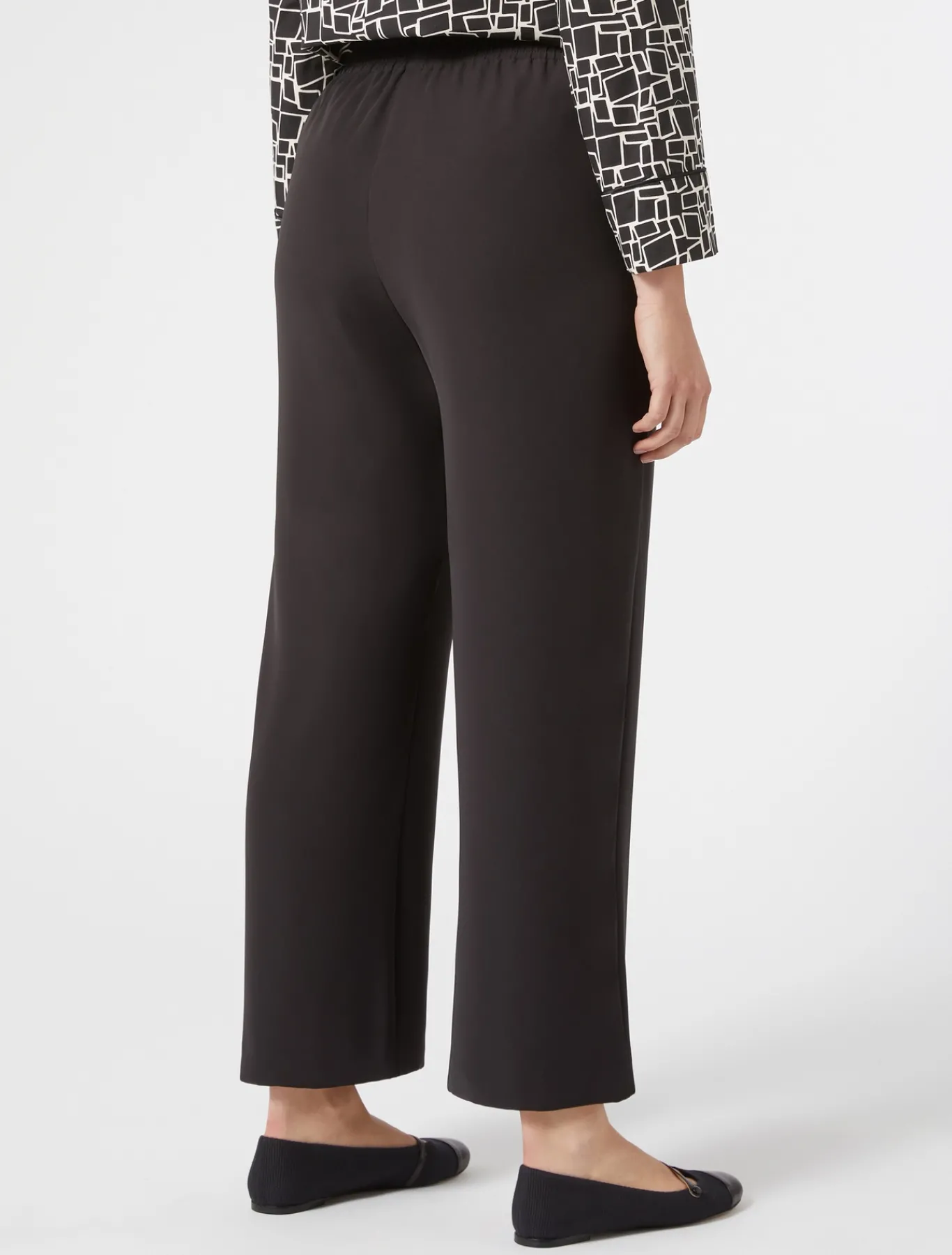 Marina Rinaldi Pantaloni & Jeans | Pantaloni & Jeans*Pantaloni in crêpe envers satin NERO