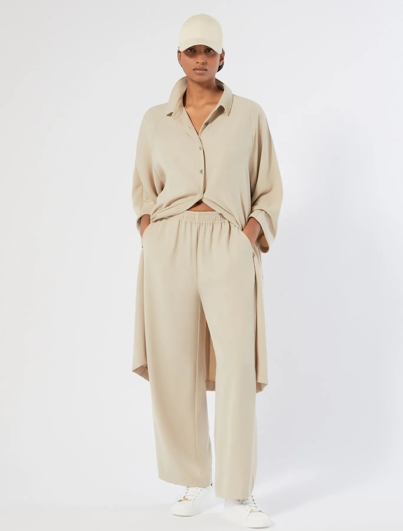 Marina Rinaldi Pantaloni & Jeans | Pantaloni & Jeans*Pantaloni in crêpe envers satin BEIGE