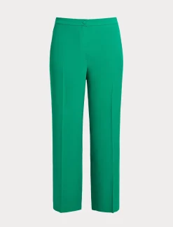 Marina Rinaldi Pantaloni E Gonne | Collezione Elegante*Pantaloni in crêpe envers satin VERDEBANDIERA