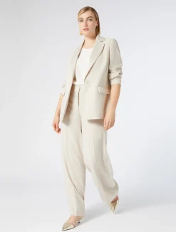 Marina Rinaldi Pantaloni E Gonne | Selezione Elegante*Pantaloni in crêpe envers satin BEIGE