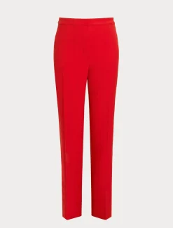 Marina Rinaldi Pantaloni & Jeans | Pantaloni & Jeans*Pantaloni in crêpe satin di lana ROSSO