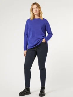 Marina Rinaldi Pantaloni & Jeans | Pantaloni & Jeans*Pantaloni in denim di cotone BLUNOTTE