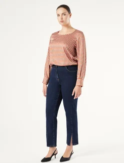 Marina Rinaldi Pantaloni & Jeans | Pantaloni & Jeans*Pantaloni in denim di cotone stretch BLUNOTTE