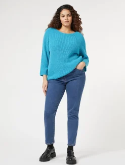 Marina Rinaldi Pantaloni & Jeans | Pantaloni & Jeans*Pantaloni in denim di cotone stretch BLUEJEANS