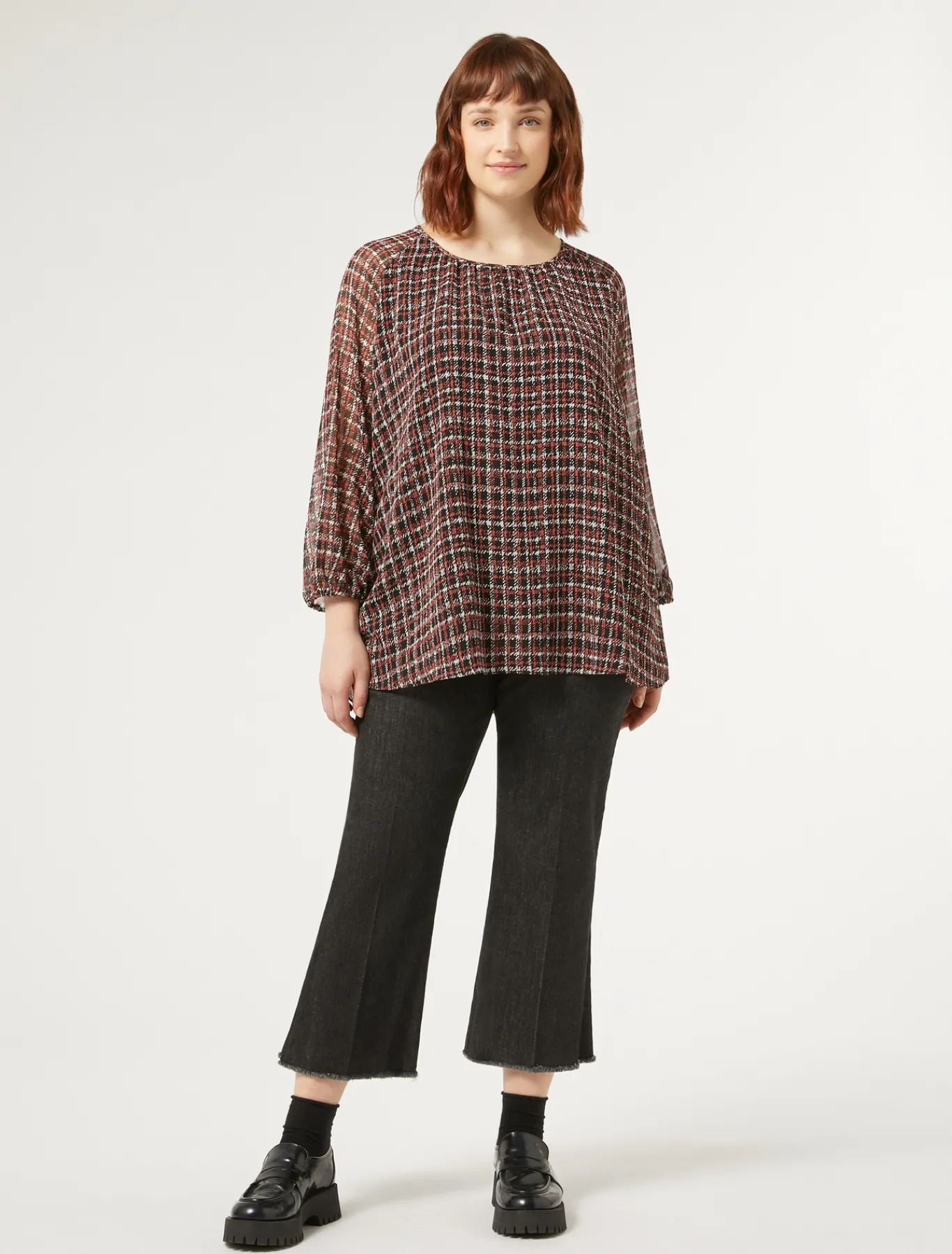 Marina Rinaldi Pantaloni & Jeans | Pantaloni & Jeans*Pantaloni in denim di cotone NERO