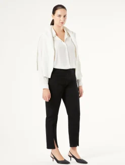 Marina Rinaldi Pantaloni & Jeans | Pantaloni & Jeans*Pantaloni in denim di cotone stretch NERO