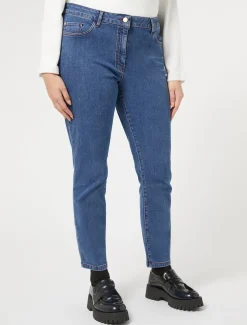 Marina Rinaldi Pantaloni & Jeans | Pantaloni & Jeans*Pantaloni in denim di cotone stretch BLUEJEANS