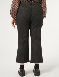 Marina Rinaldi Pantaloni & Jeans | Pantaloni & Jeans*Pantaloni in denim di cotone NERO