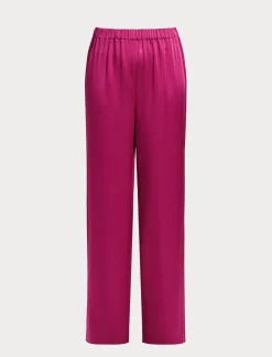 Marina Rinaldi Pantaloni E Gonne | Collezione Elegante*Pantaloni in envers satin lucido LAMPONE