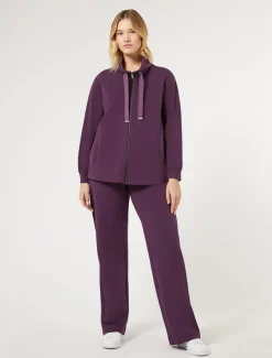 Marina Rinaldi Pantaloni & Jeans | Pantaloni & Jeans*Pantaloni in felpa di cotone stretch VIOLA
