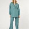 Marina Rinaldi Pantaloni & Jeans | Pantaloni & Jeans*Pantaloni in felpa di cotone stretch VERDESALVIA
