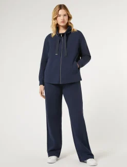 Marina Rinaldi Pantaloni & Jeans | Pantaloni & Jeans*Pantaloni in felpa di cotone stretch BLU