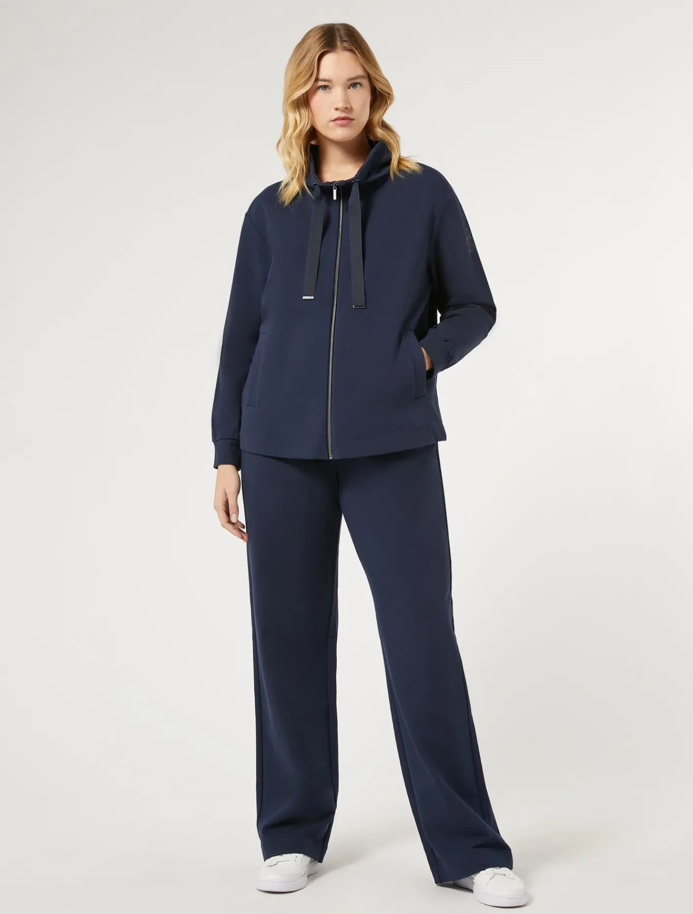 Marina Rinaldi Pantaloni & Jeans | Pantaloni & Jeans*Pantaloni in felpa di cotone stretch BLU