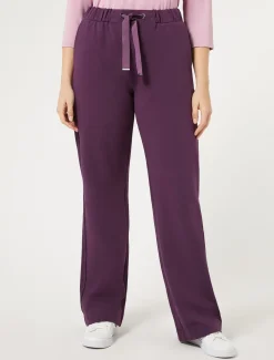 Marina Rinaldi Pantaloni & Jeans | Pantaloni & Jeans*Pantaloni in felpa di cotone stretch VIOLA