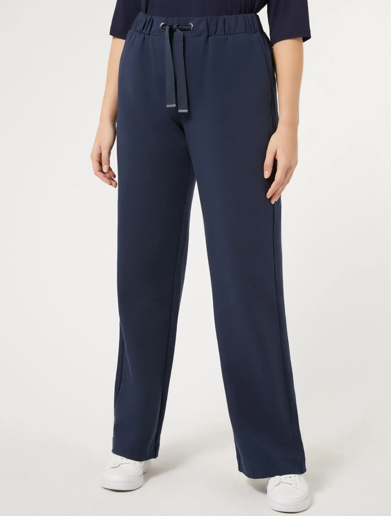 Marina Rinaldi Pantaloni & Jeans | Pantaloni & Jeans*Pantaloni in felpa di cotone stretch BLU